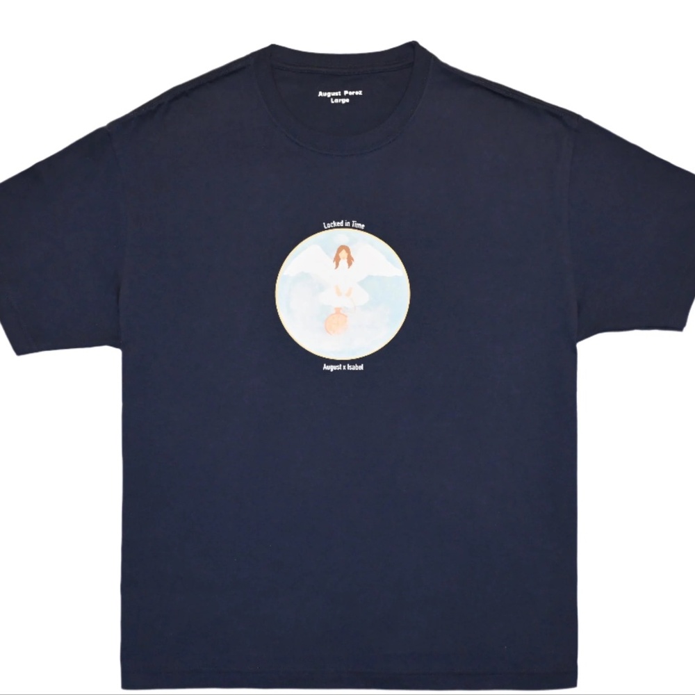 August x Isabel 'Locked in Time' Graphic Tee